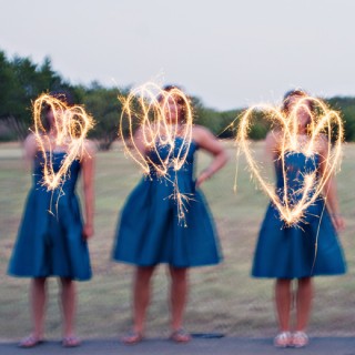 Bridesmaids & Sparklers